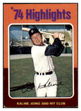 1975 Topps Baseball #004 Al Kaline HL Tigers VG-EX 527400
