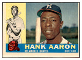 1960 Topps Baseball #300 Hank Aaron Braves VG-EX 527403