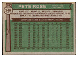 1976 Topps Baseball #240 Pete Rose Reds VG-EX 527414