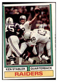 1974 Topps Football #451 Ken Stabler Raiders VG 527436