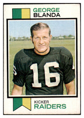 1973 Topps Football #025 George Blanda Raiders VG-EX 527439