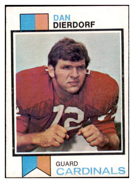 1973 Topps Football #322 Dan Dierdorf Cardinals VG-EX 527444