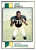 1973 Topps Football #077 Art Shell Raiders EX 527445