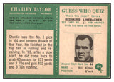 1966 Philadelphia Football #194 Charley Taylor Washington VG-EX 527453