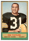 1963 Topps Football #087 Jim Taylor Packers EX 527457