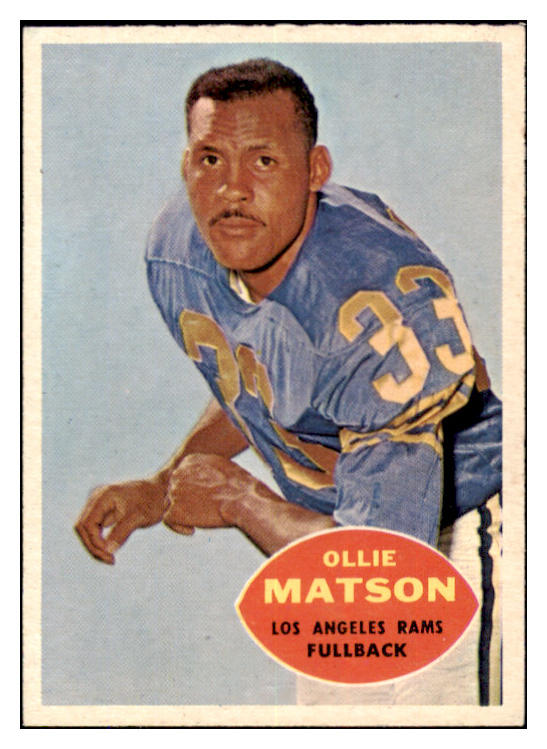 1960 Topps Football #063 Ollie Matson Rams VG-EX 527460