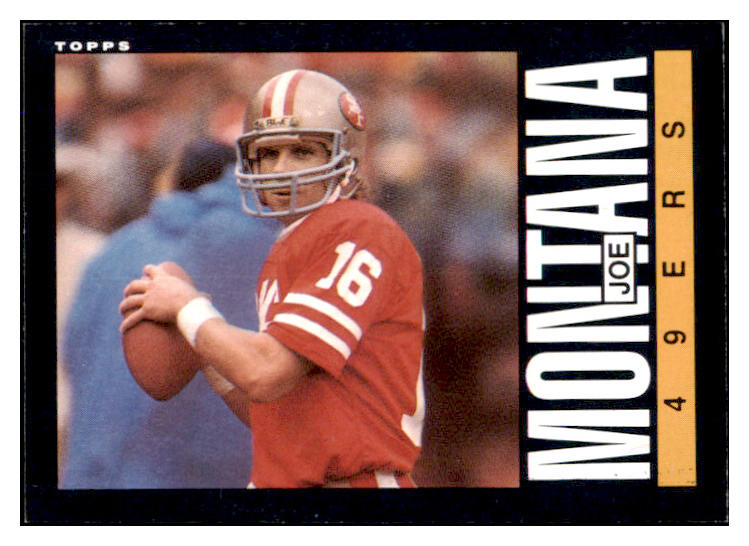 1985 Topps #157 Joe Montana 49ers EX-MT 527463