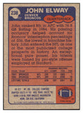 1985 Topps #238 John Elway Broncos EX-MT 527465