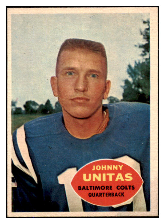 1960 Topps Football #001 John Unitas Colts EX-MT 527467