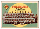 1959 Topps Baseball #008 Philadelphia Phillies Team VG-EX 527502