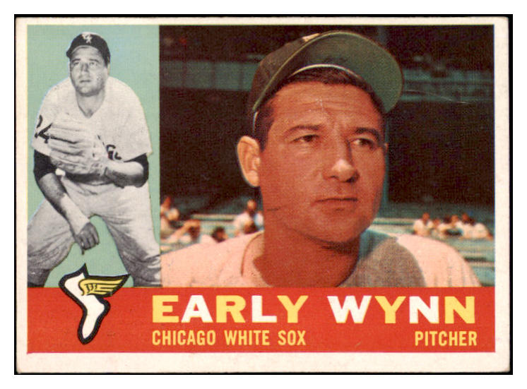 1960 Topps Baseball #001 Early Wynn White Sox EX 527576