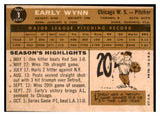 1960 Topps Baseball #001 Early Wynn White Sox EX 527585