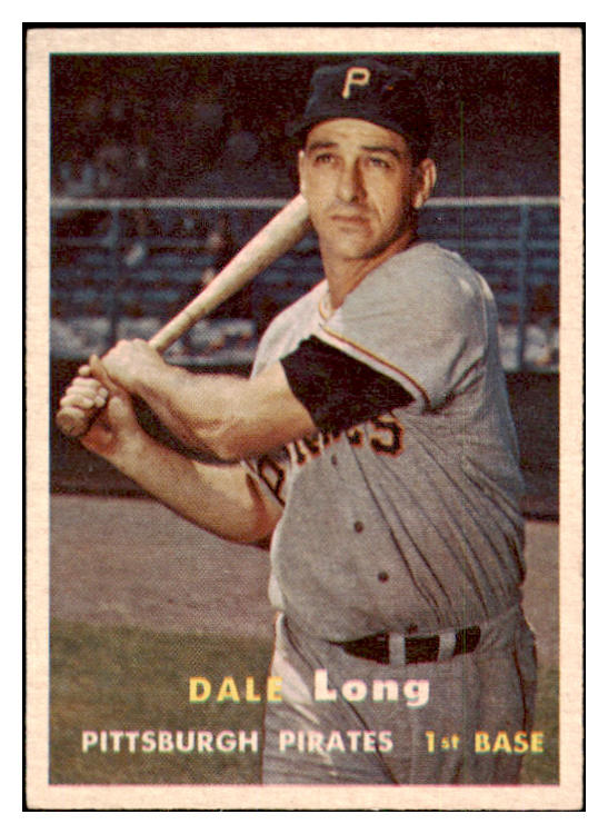 1957 Topps Baseball #003 Dale Long Pirates EX-MT 527652