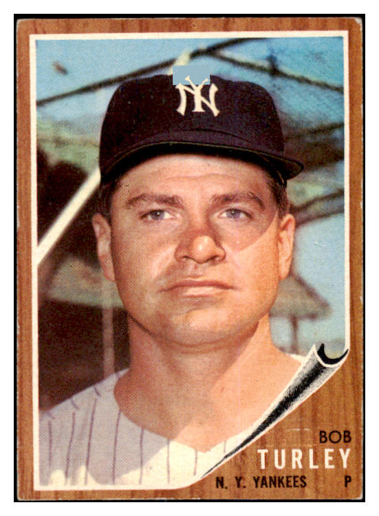 1962 Topps Baseball #589 Bob Turley Yankees VG-EX 527754