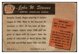 1955 Bowman Baseball #258 John Stevens Umpire VG 527880