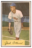 1954 Bowman Baseball #204 Jackie Collum Reds EX-MT 527915