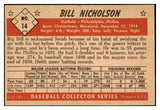 1953 Bowman Black & White Baseball #014 Bill Nicholson Phillies VG-EX 527931
