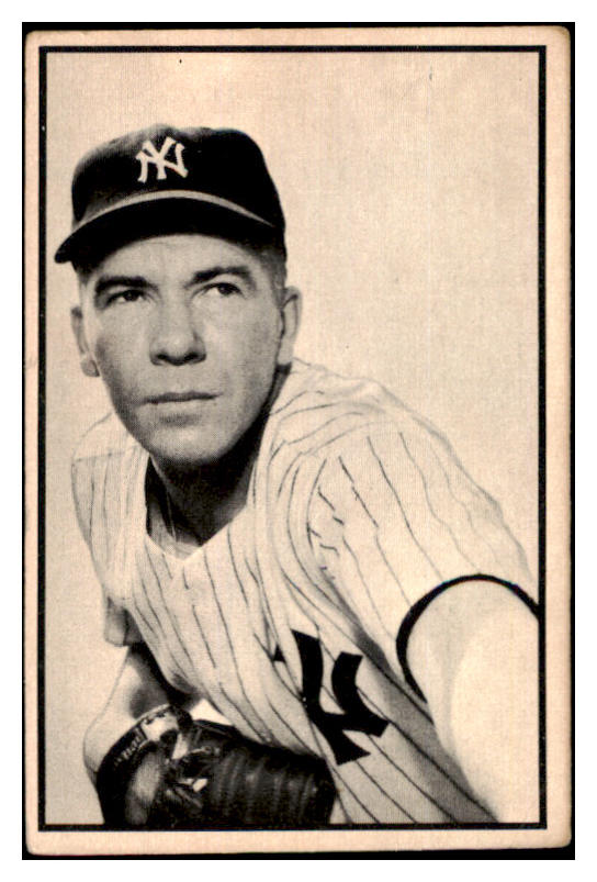 1953 Bowman Black & White Baseball #033 Bob Kuzava Yankees VG-EX 527936