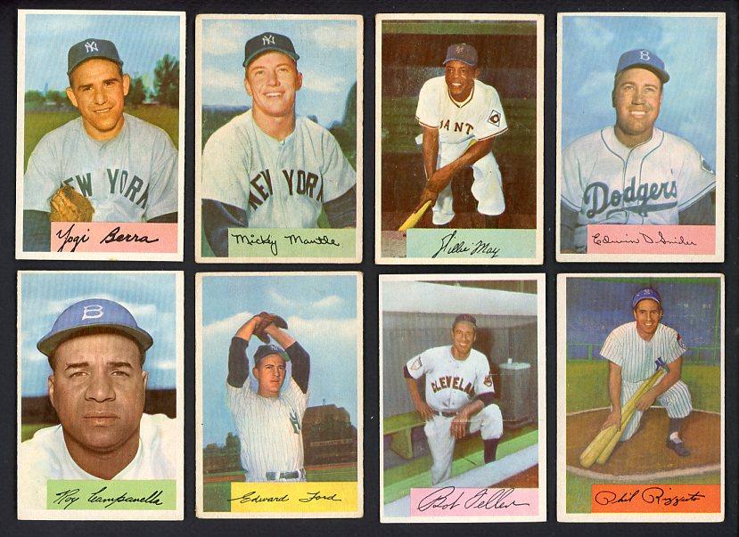 1954 Bowman Baseball Complete Set EX-MT Mantle Mays Berra 527951