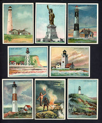1911 T77 Hassan Lighthouse Series Complete Set VG-EX/EX 527970
