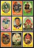 1958 Topps Football Near Set (-J. Brown) EX-MT Unitas Starr 527972
