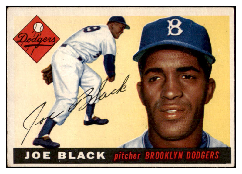 1955 Topps Baseball #156 Joe Black Dodgers VG-EX 528032