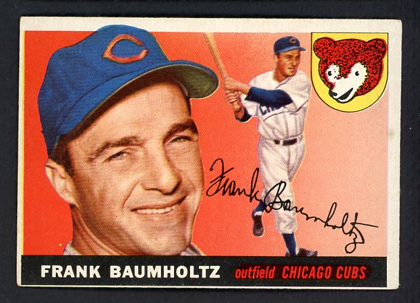 1955 Topps Baseball #172 Frank Baumholtz Cubs VG-EX 528039