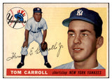 1955 Topps Baseball #158 Tommy Carroll Yankees EX 528049