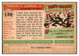 1955 Topps Baseball #158 Tommy Carroll Yankees EX 528049