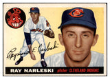 1955 Topps Baseball #160 Tay Narleski Indians EX 528057