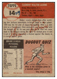 1953 Topps Baseball #014 Clem Labine Dodgers GD-VG ink back 528067