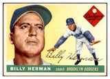 1955 Topps Baseball #019 Billy Herman Dodgers EX-MT 528156