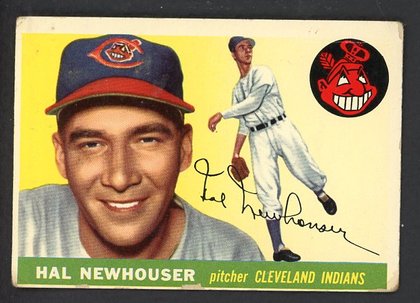 1955 Topps Baseball #024 Hal Newhouser Indians GD-VG 528159