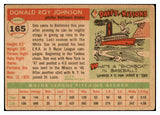 1955 Topps Baseball #165 Don Johnson Orioles VG 528301