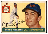 1955 Topps Baseball #168 Duane Pillette Orioles VG 528302