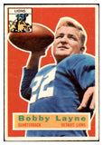 1956 Topps Football #116 Bobby Layne Lions VG-EX 528311