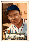 1952 Topps Baseball #075 Wes Westrum Giants EX-MT Black 528344