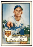 1952 Topps Baseball #208 Marlin Stuart Tigers EX-MT 528353