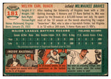 1954 Topps Baseball #181 Mel Roach Braves VG-EX 528576