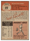 1953 Topps Baseball #019 Mel Parnell Red Sox EX-MT 528672