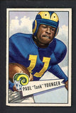 1952 Bowman Small Football #025 Tank Younger Rams VG 528745