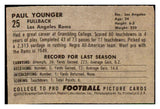 1952 Bowman Small Football #025 Tank Younger Rams VG 528745