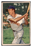 1952 Bowman Baseball #006 Virgil Stallcup Reds VG-EX 528748