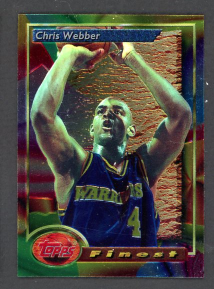 1994 Topps Finest #212 Chris Webber Warriors NR-MT 528750