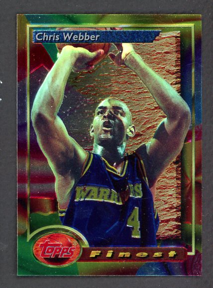 1994 Topps Finest #212 Chris Webber Warriors NR-MT 528751