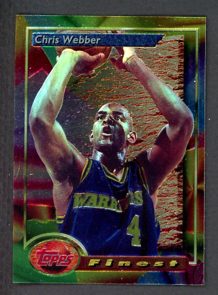 1994 Topps Finest #212 Chris Webber Warriors NR-MT 528752