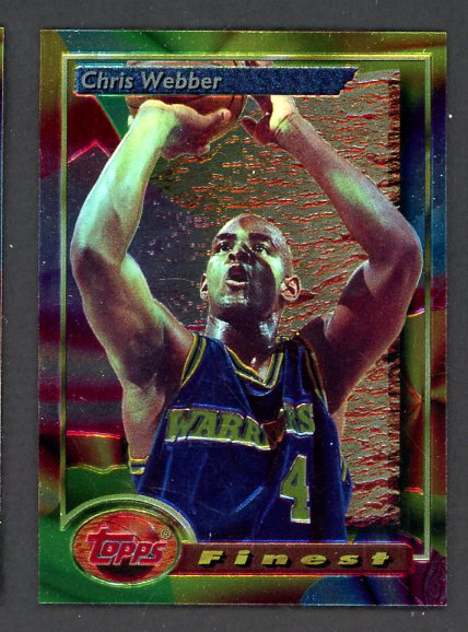 1994 Topps Finest #212 Chris Webber Warriors NR-MT 528753