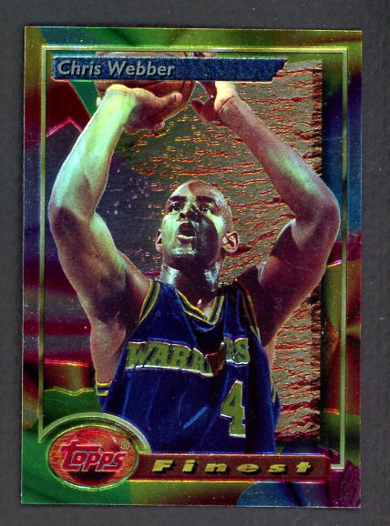 1994 Topps Finest #212 Chris Webber Warriors NR-MT 528754