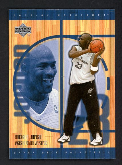 2001 UD Hardcourt #121 Michael Jordan Wizards NR-MT 528757