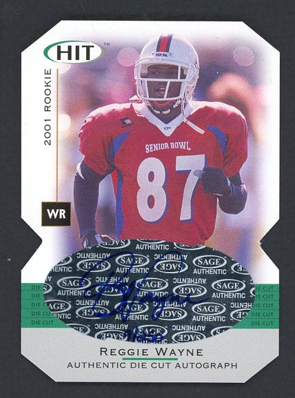 2001 Sage Hit #A47 Reggie Wayne Colts NR-MT Signed 528759